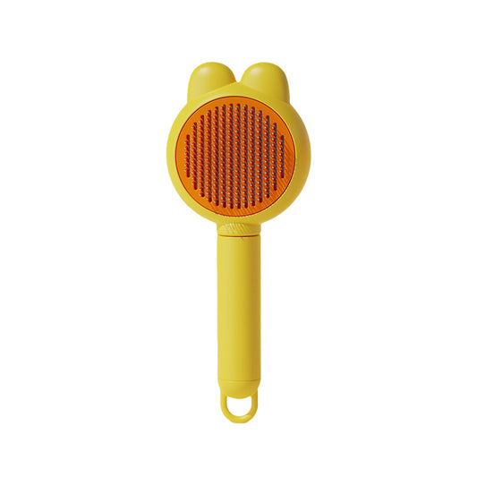 Pet Grooming Brush with Quick Cleaning Function